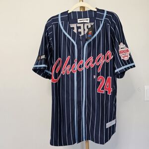 Racing Baseball Jersey-24 Mens M Chicago Street Race Nascar Jersey NWT‎